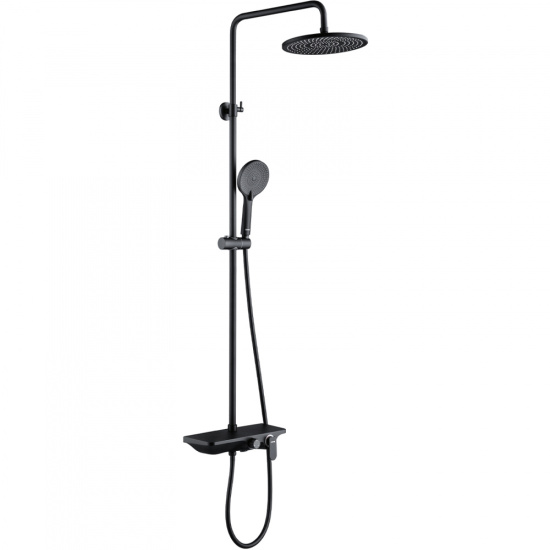 Душевая стойка Gappo G2495-5 черная матовая