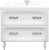 Мебель для ванной Marka One Joli 80Н White