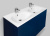 Тумба под раковину Am.Pm Spirit V2.0 120 глубокий синий
