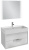 Тумба с раковиной Jacob Delafon Vivienne 80 белая, ручки хром