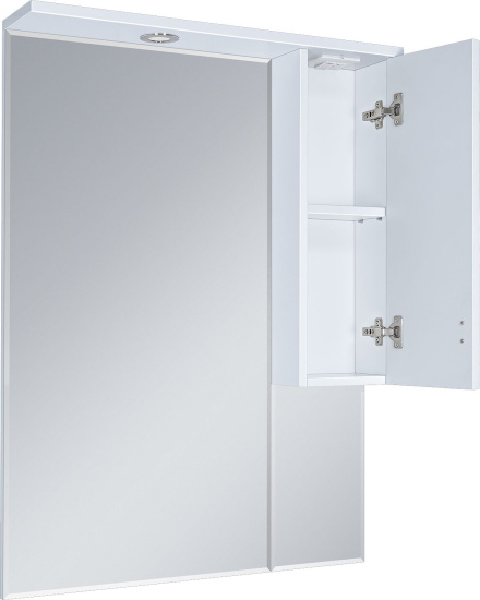 Зеркало Misty Дива 65 R c подсветкой, белое