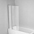 Шторка на ванну Am.Pm Gem W90BS-D3W5-140CT