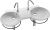 Раковина Jacob Delafon Spherik E4502 100 см двойная Раковина Jacob Delafon Spherik E4502 100 см двойная