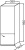 Пенал Jacob Delafon Odeon Up EB893D R, белый блестящий Пенал Jacob Delafon Odeon Up EB893D R, белый блестящий