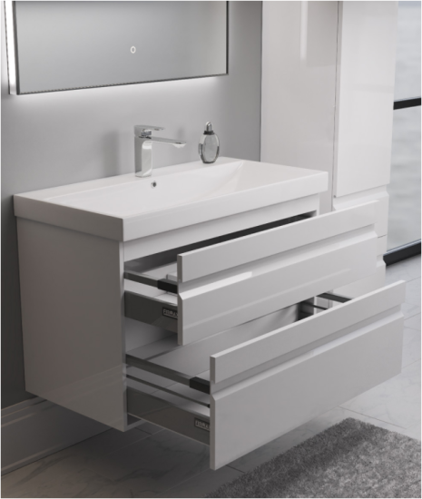 Тумба с раковиной Sanvit Летиция 100 белая