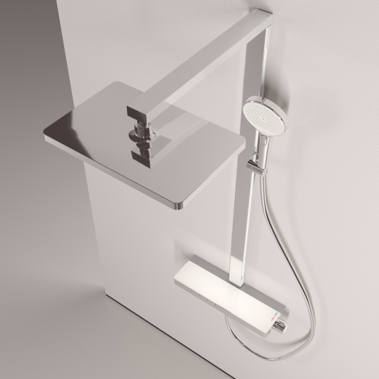 Душевая стойка Sancos Vos SC6100CH термостат, хром