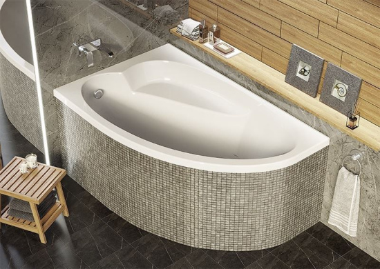 Акриловая ванна Alex Baitler Nero 160 L