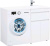 Тумба с раковиной Aquanet Токио 120 R белая напольная, 1 ящик, 2 дверцы Тумба с раковиной Aquanet Токио 120 R белая напольная, 1 ящик, 2 дверцы