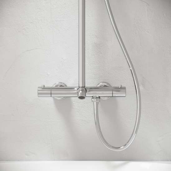 Душевая стойка Sancos Game SC3001LCH термостат, хром