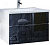 Тумба с раковиной Marka One Idalgo 75П black stone