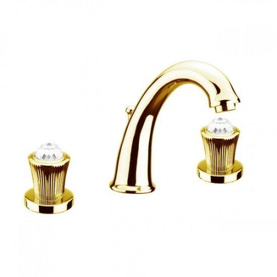 Смеситель для раковины Fiore Venere Sky Swarovski® 13OO0628, золото