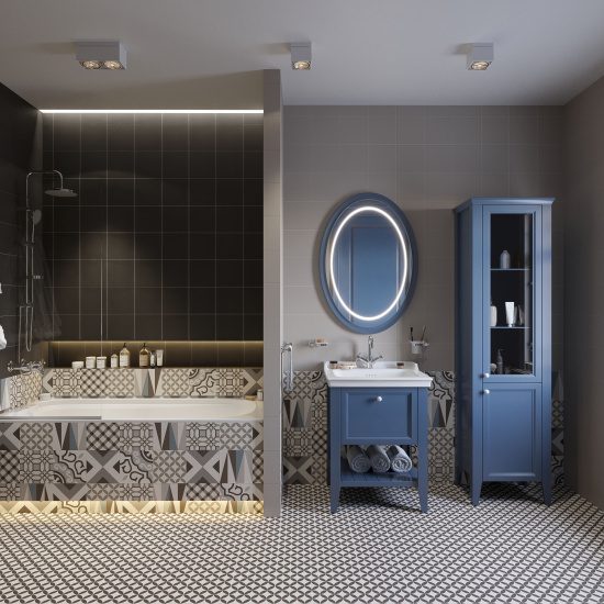 Мебель для ванной VitrA Valarte 65 стальной синий
