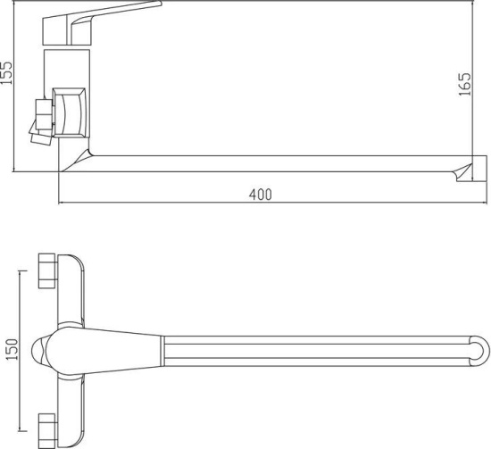 Смеситель для ванны Boch mann 7302