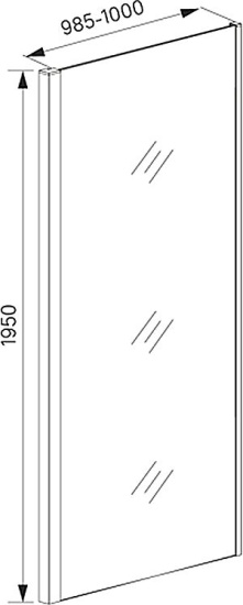 Душевой уголок Iddis Zodiac 130x100 см