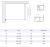 Душевая перегородка Vegas Glass EAF NOVO h2000 86 02М 07, профиль черный матовый, стекло графит