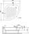 Поддон для душа RGW Acrylic BP/CL-S 90x90
