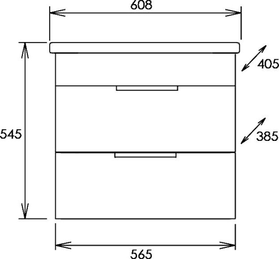 Мебель для ванной Onika Легран 60.13 дуб галифакс