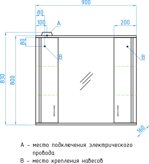 Мебель для ванной Style Line Эко Стандарт №26 90 белая