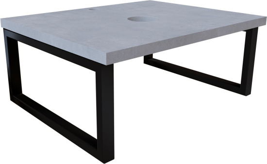 Столешница с раковиной 1MarKa Grunge Loft 60 бетон светлый