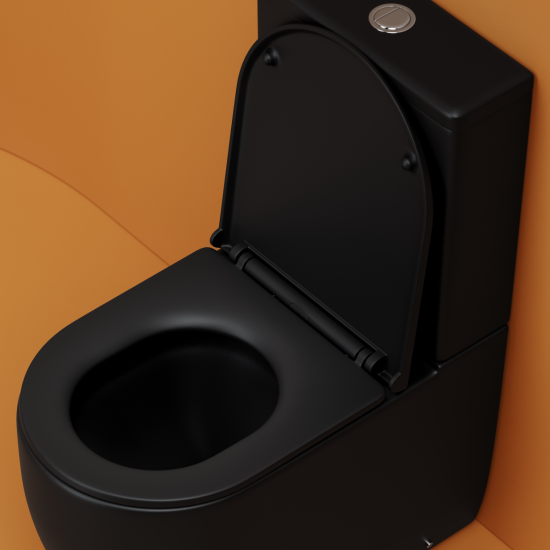 Унитаз-компакт Ceramicanova Метрополь (Metropol) Rimless CN4001TMB