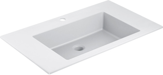 Тумба с раковиной Vincea Luka 80 2 ящика, камень