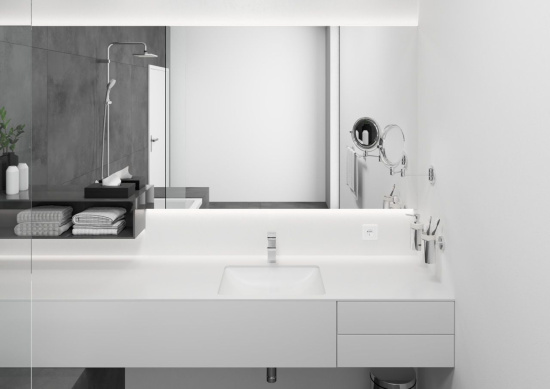 Смеситель для раковины Hansgrohe Vernis Shape 71568000 хром