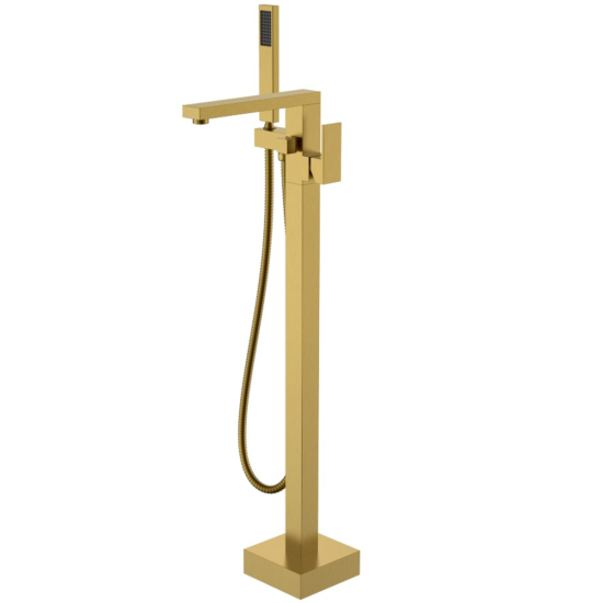 Напольный смеситель для ванны Boheme Qubic 479-BR