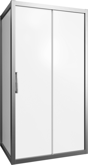 Душевой уголок Stworki Эстерсунд 120x80 см профиль хром матовый, стекло матовое