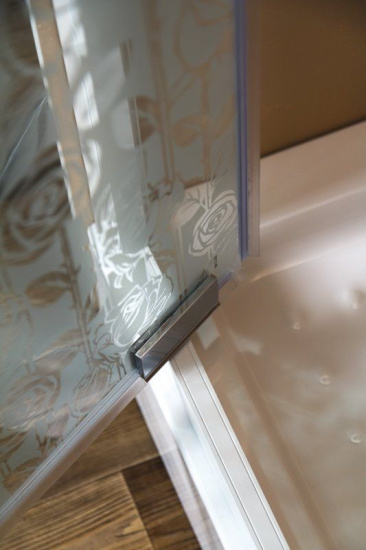 Душевая дверь в нишу Cezares Rosa-BA-1-80-RO-Bi