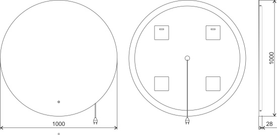 Мебель для ванной Stworki Ольборг 60 столешница дуб французский, без отверстий, с тумбой 60 и раковиной