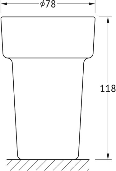 Стакан Ellux Avantgarde AVA 006-C01