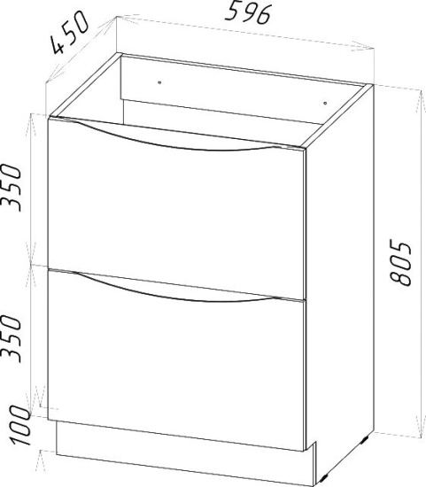 Мебель для ванной BelBagno Marino 60 bianco lucido, напольная