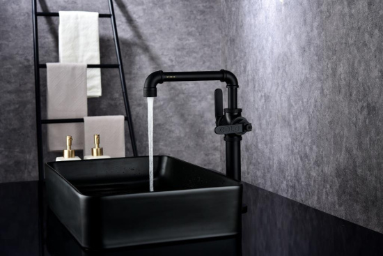 Смеситель для раковины Paulmark Loft Lo226006-401 антрацит