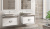 Мебель для ванной Kerama Marazzi Canaletto 80 со столешницей, белая