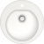 Мойка кухонная ZETT lab. T003Q001 белый лед
