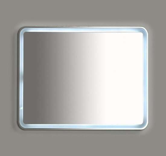 Зеркало Misty Неон 3 LED 100x80, сенсор на корпусе