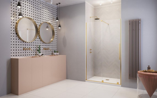 Душевая дверь в нишу Radaway Furo Gold DWJ 130 R
