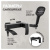 Смеситель для ванны Hansberge H4077BL, черный Смеситель для ванны Hansberge H4077BL, черный