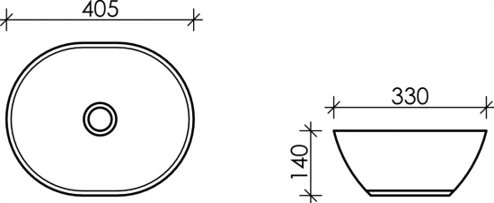 Накладная раковина Ceramica Nova Element CN6016