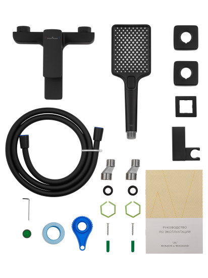 Смеситель для ванны Wonzon & Woghand Edge WW-88639003A-MB