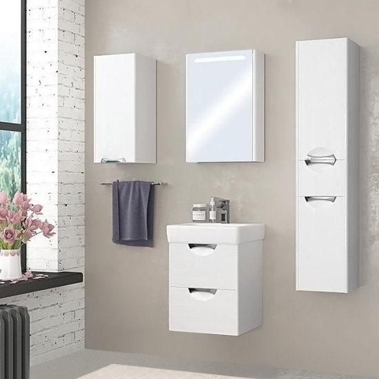 Шкаф Aquaton Сильва L дуб полярный