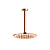 Верхний душ Webert Opera AC0940980METAL, розовое золото