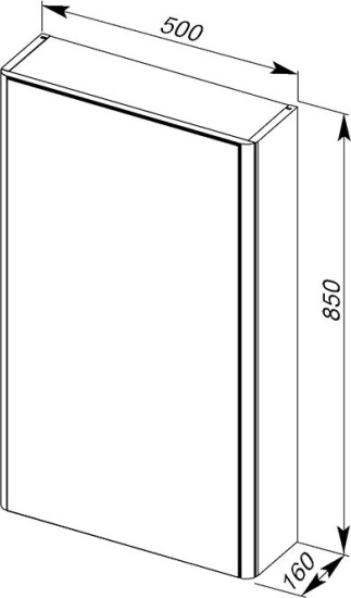 Мебель для ванной Aquanet София 50 2 ящика