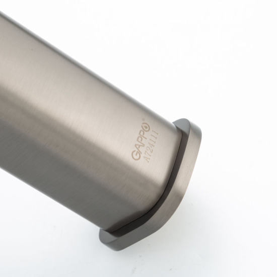 Смеситель для раковины Gappo G1028-9, оружейная сталь