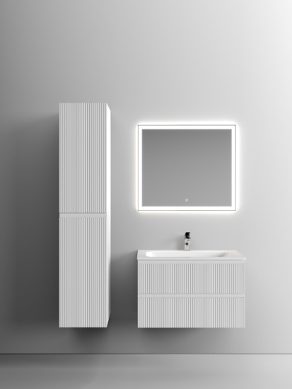 Тумба с раковиной Sancos Snob T 80 Bianco SNT80W, подвесная