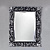 Зеркало Cezares 620/A nero/argento