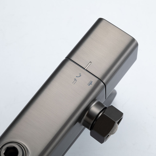 Душевая стойка Gappo G2418-29, оружейная сталь