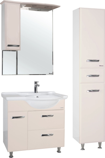 Тумба с раковиной Bellezza Балтика 90 R бежевая