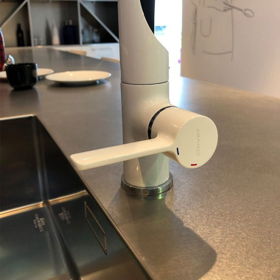 Смеситель для кухни Clever Chef 99733 белый