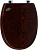 Крышка-сиденье Simas Londra LO008 темный орех, с микролифтом, петли хром